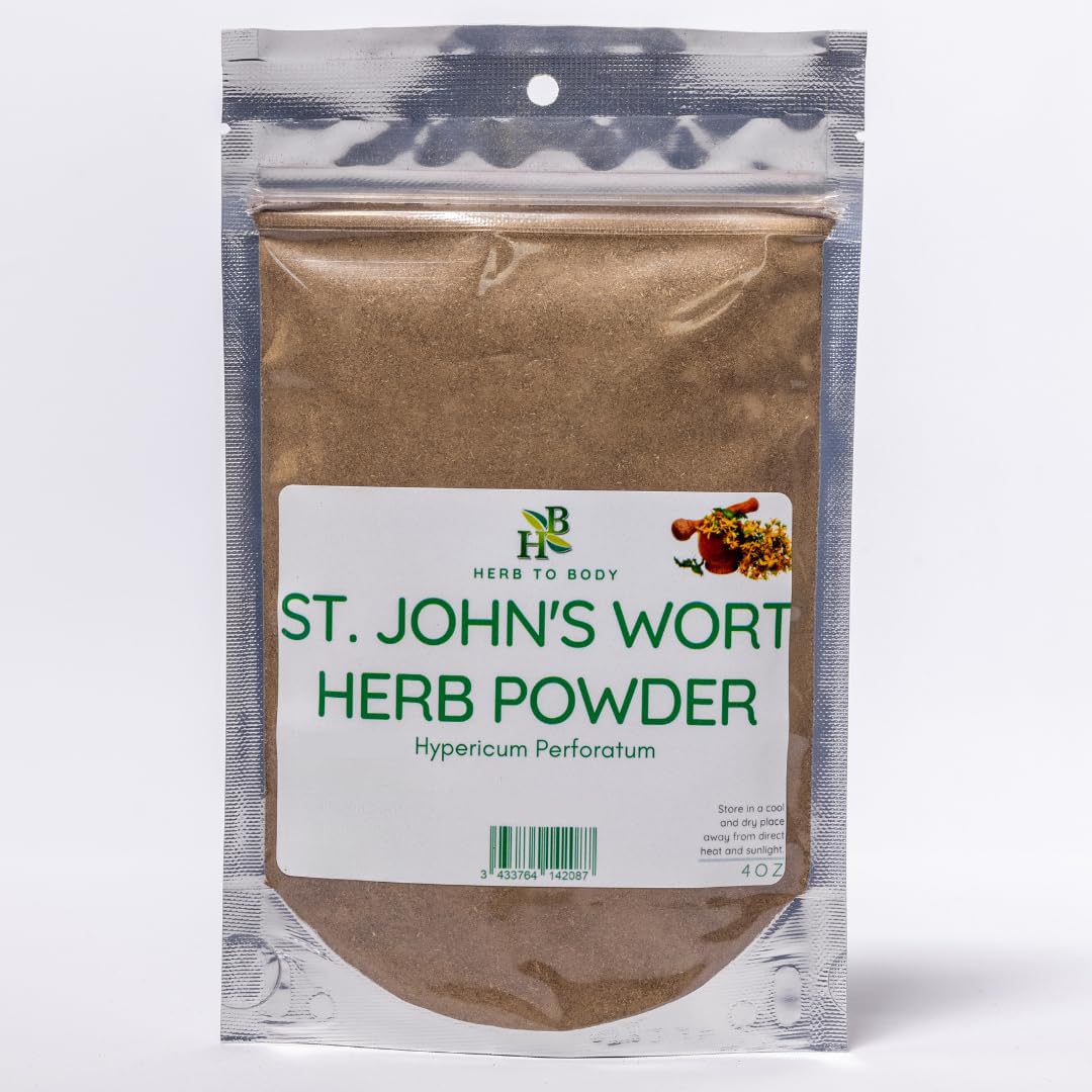 Herb To Body St. John’s Wort Herb Powder, 4 oz
