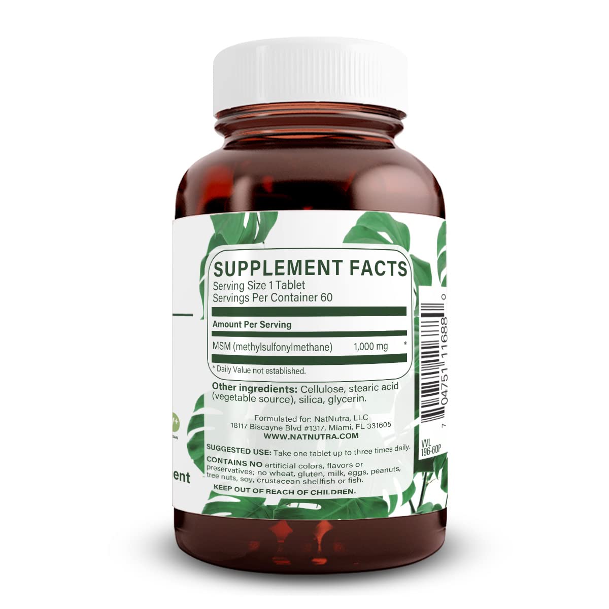 Natural Nutra OptiMSM Tablet 120