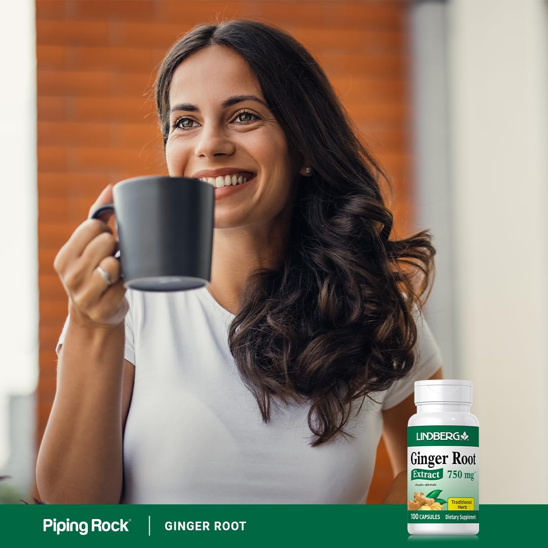 Lindberg Ginger Root Extract Supplement Capsule, 100 Capsules