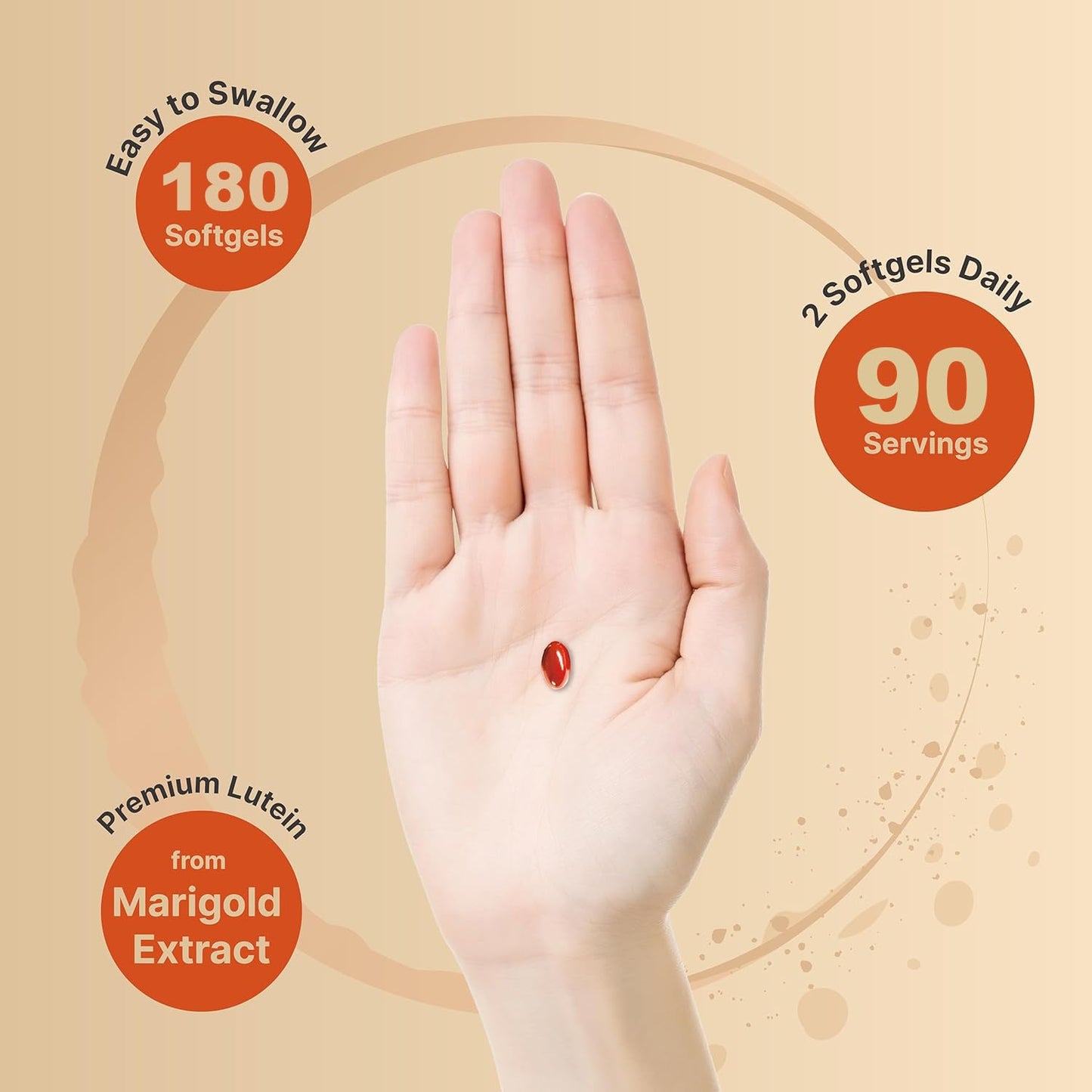 RIOWEGO AREDS 2+ Advanced Lutein & Zeaxanthin Supplement, 40 mg Lutein & Zeaxanthin with Astaxanthin, Omega-3 EPA/DHA, 180 Softgels