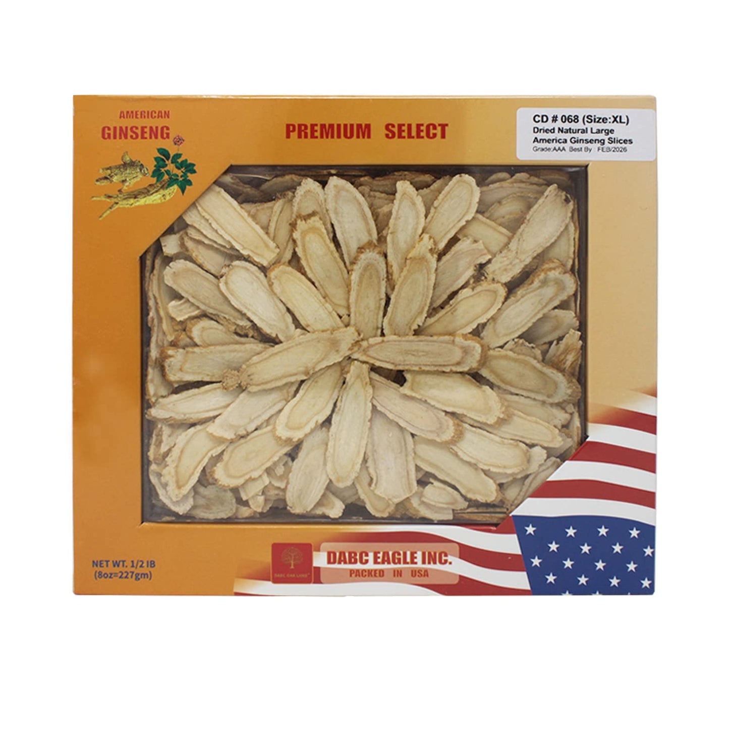 DABC OAK LAND American Ginseng Slices Tablet 4 Count