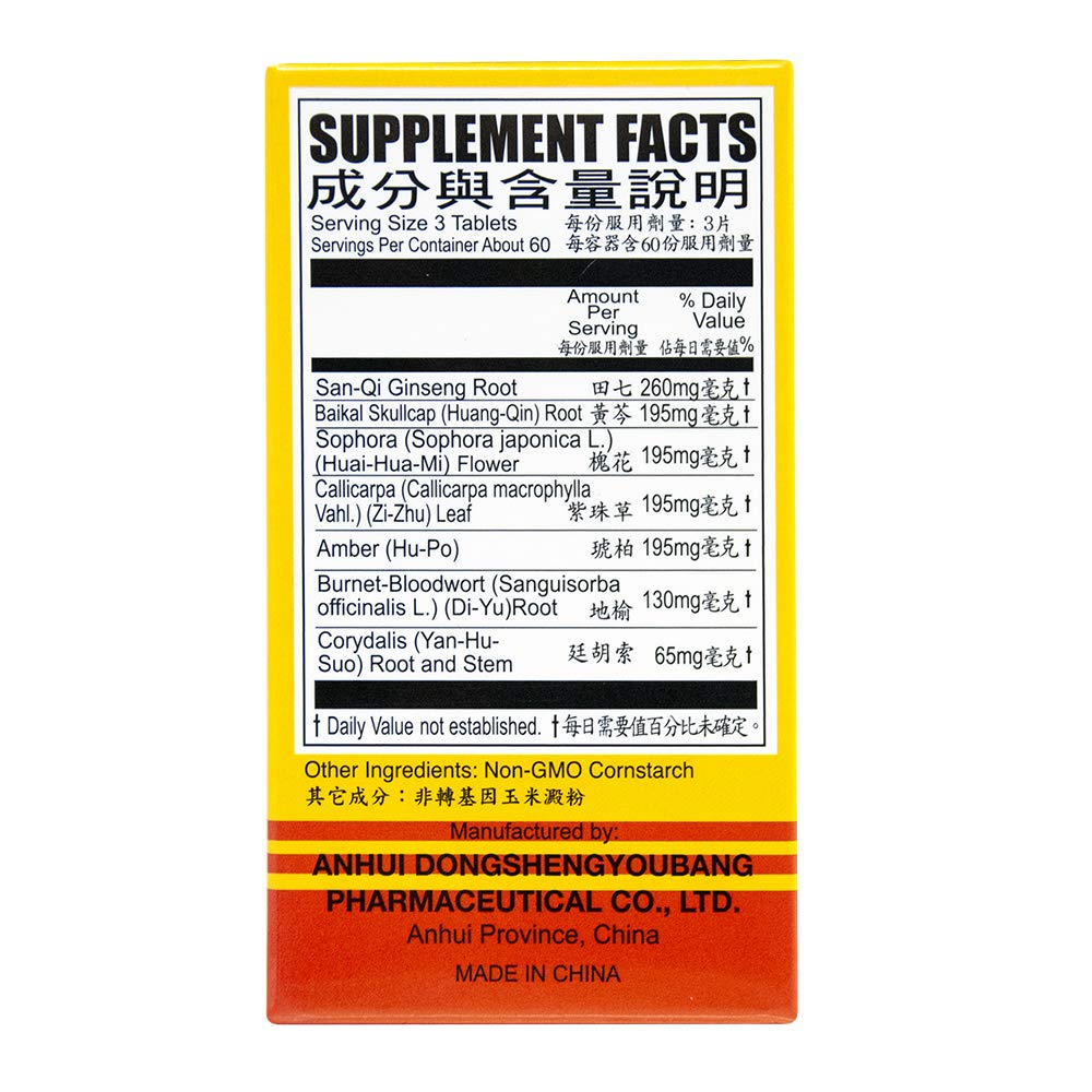 Chu Kiang Brand Fargelin High Strength 180 Tablets