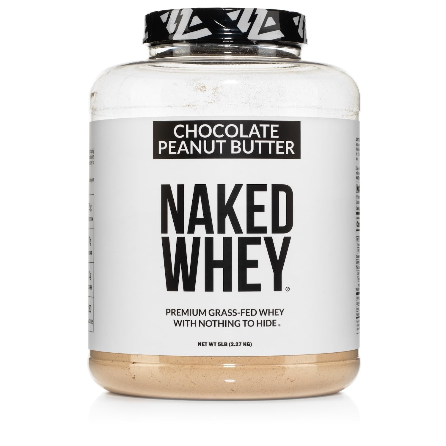 NAKED Whey Chocolate Peanut Butter Grass Fed Whey Protein Powder, 80 Servings