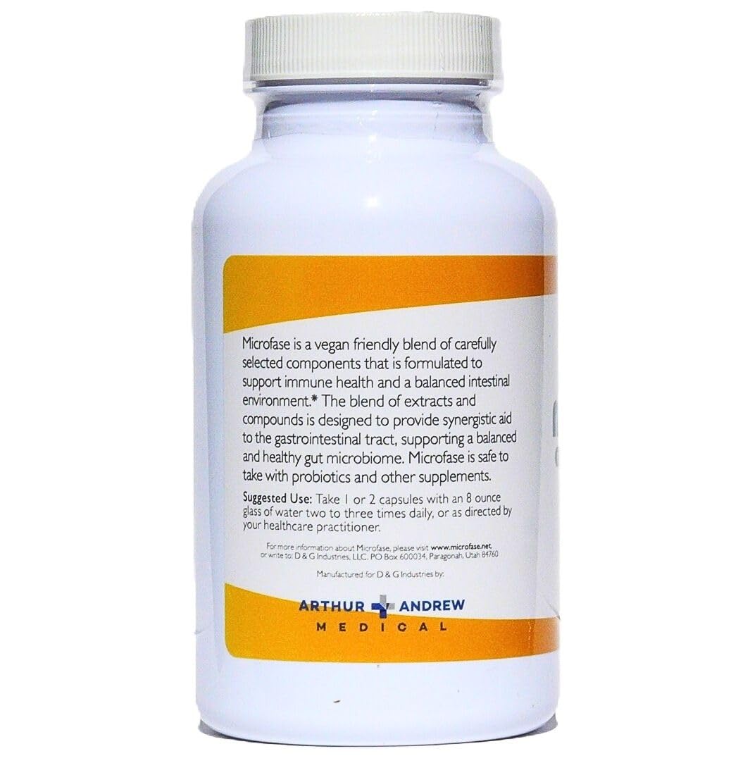 Microfase Premium Herbal Formula Intestinal Cleanse for Humans and Pets Capsule 120 Count