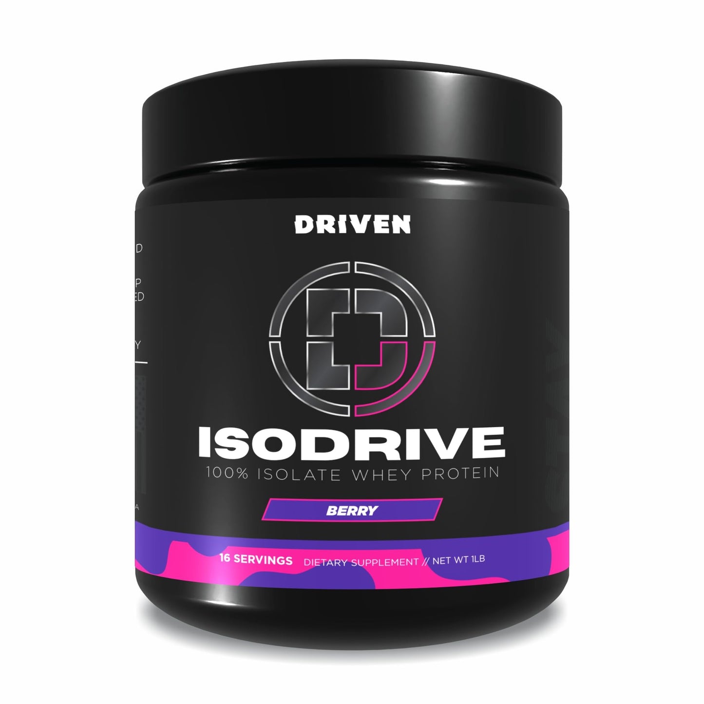 Driven Nutrition ISODRIVE Premium Whey Isolate Powder, 16 Servings
