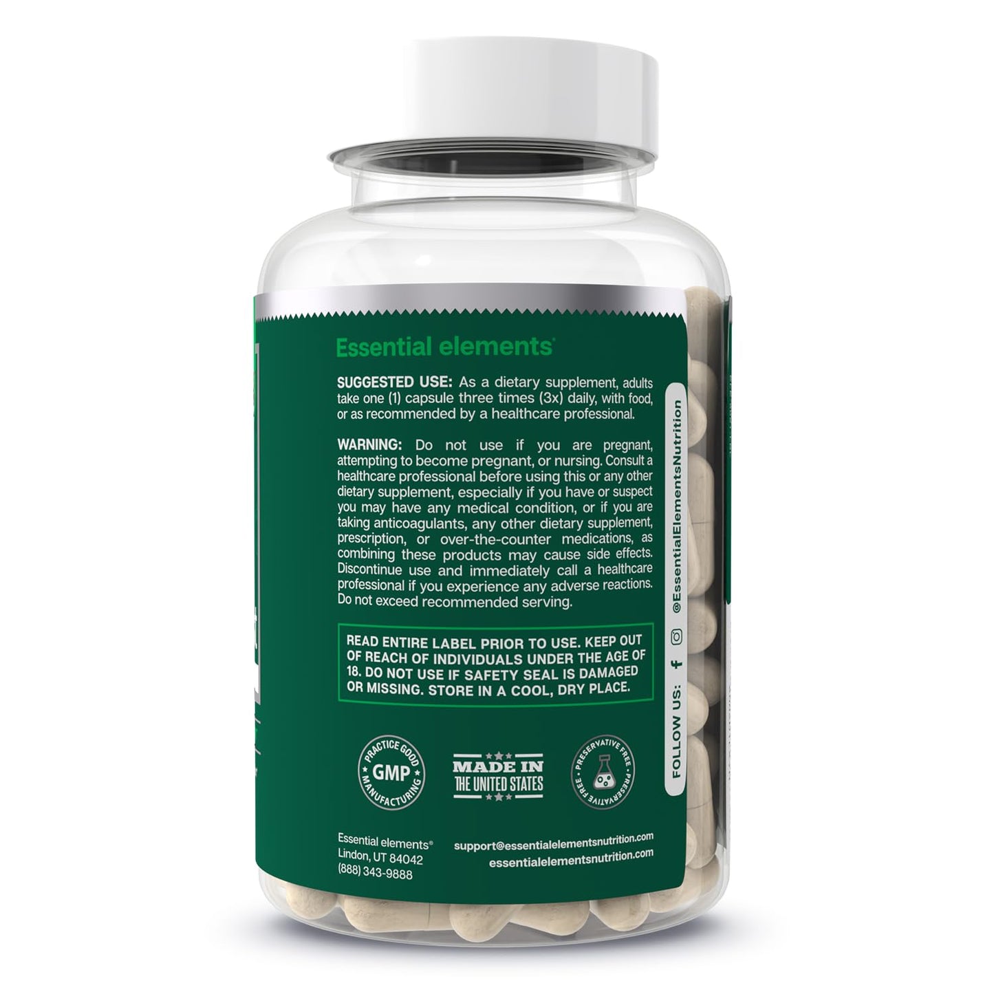 Essential Elements Bone Boost Health Supplement Capsule 270 Capsules
