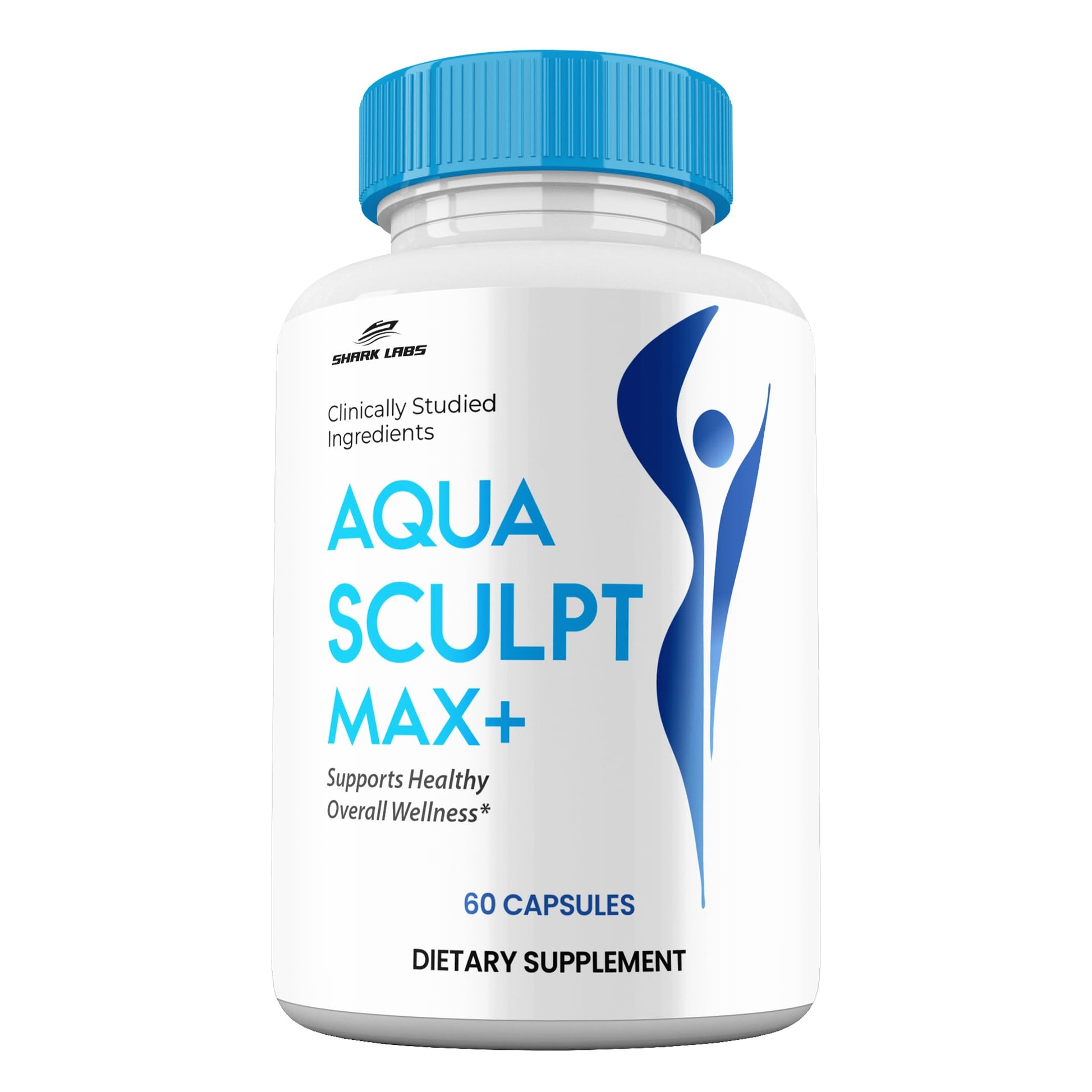 Shark Labs Aqua Max+ Advanced Formula Supplement, AquSculpt Max Capsules, 60 Count