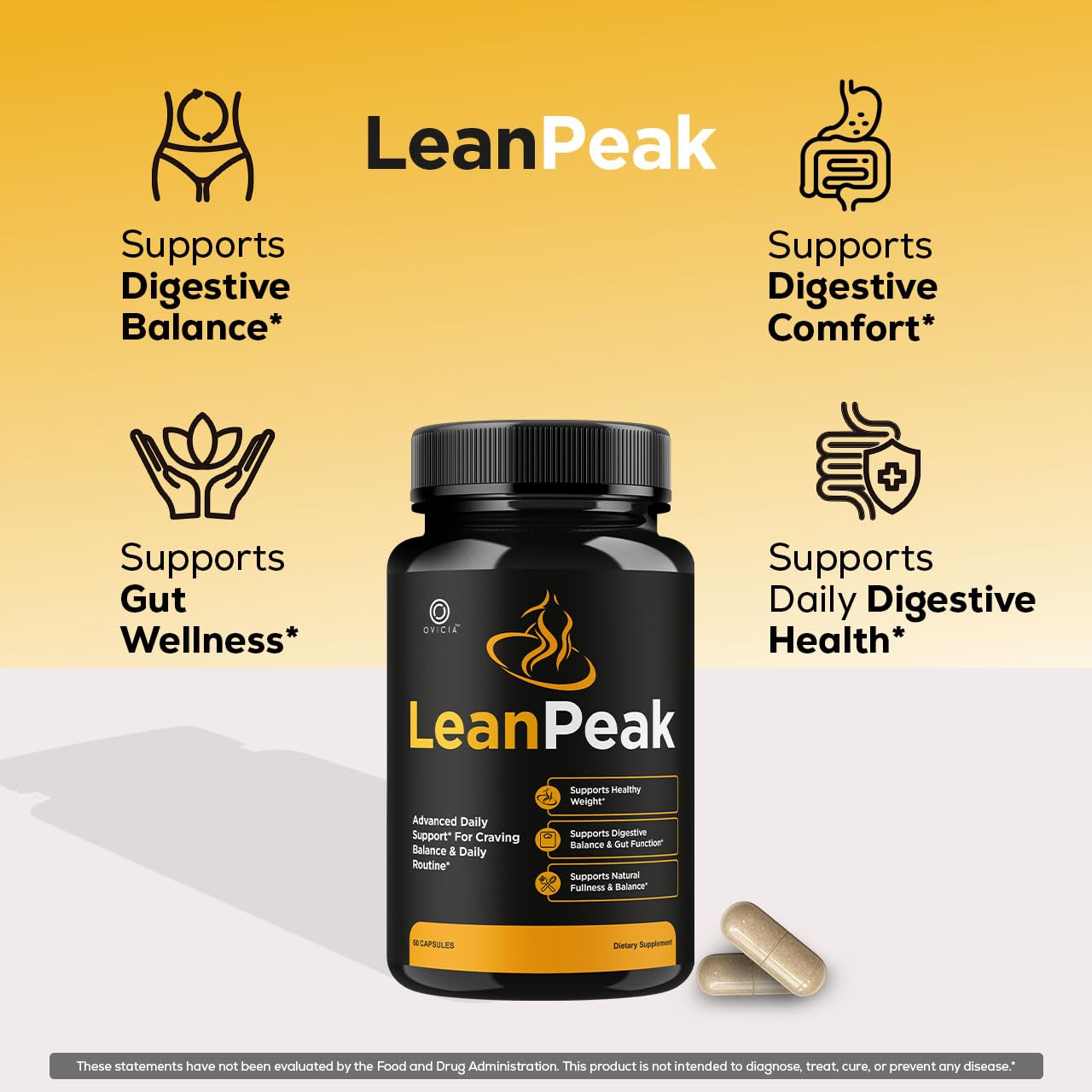 OVICIA Lean Peak Advanced Capsules 120 Capsules
