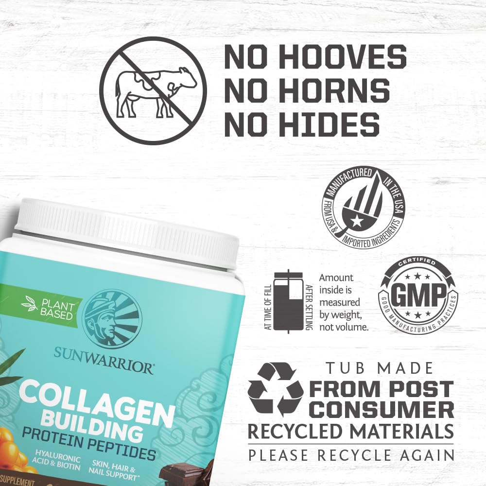 Sunwarrior Chocolate & Vanilla Vegan Collagen Protein Powder Set, 35.2