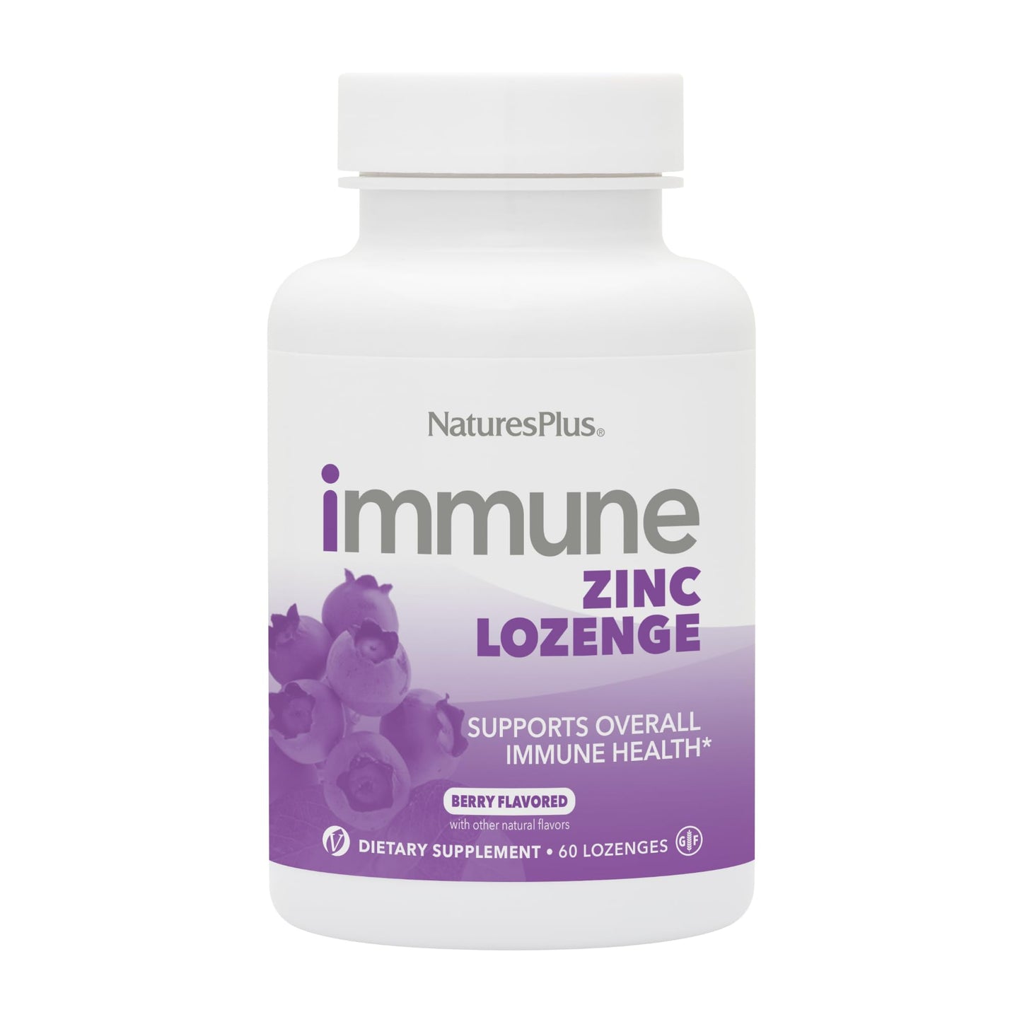 NaturesPlus Immune Zinc Lozenge Lozenges 60 Count