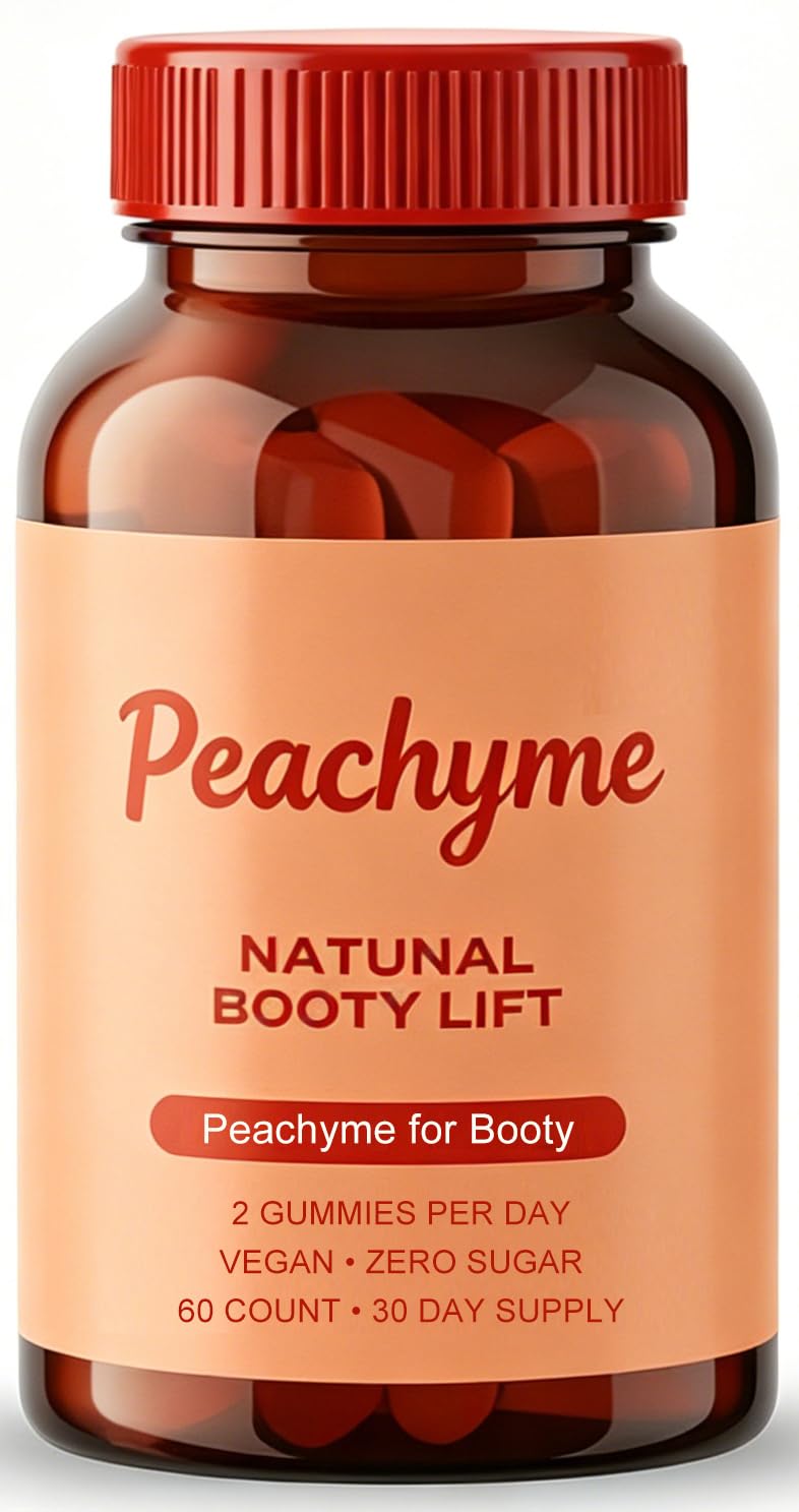 ASROPJE Peachyme Booty Gummies 60 Count