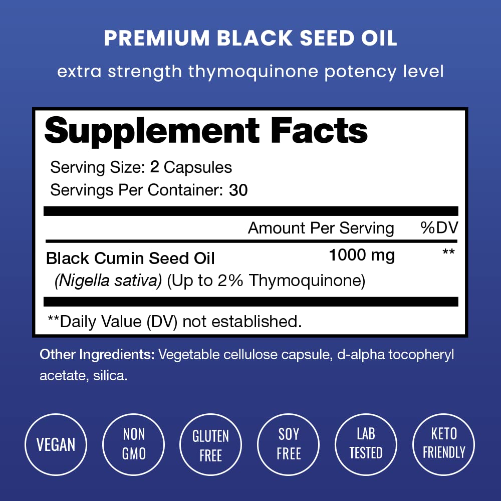 NutraChamps Liver Cleanse Detox and Black Seed Oil Capsules, 2-Count