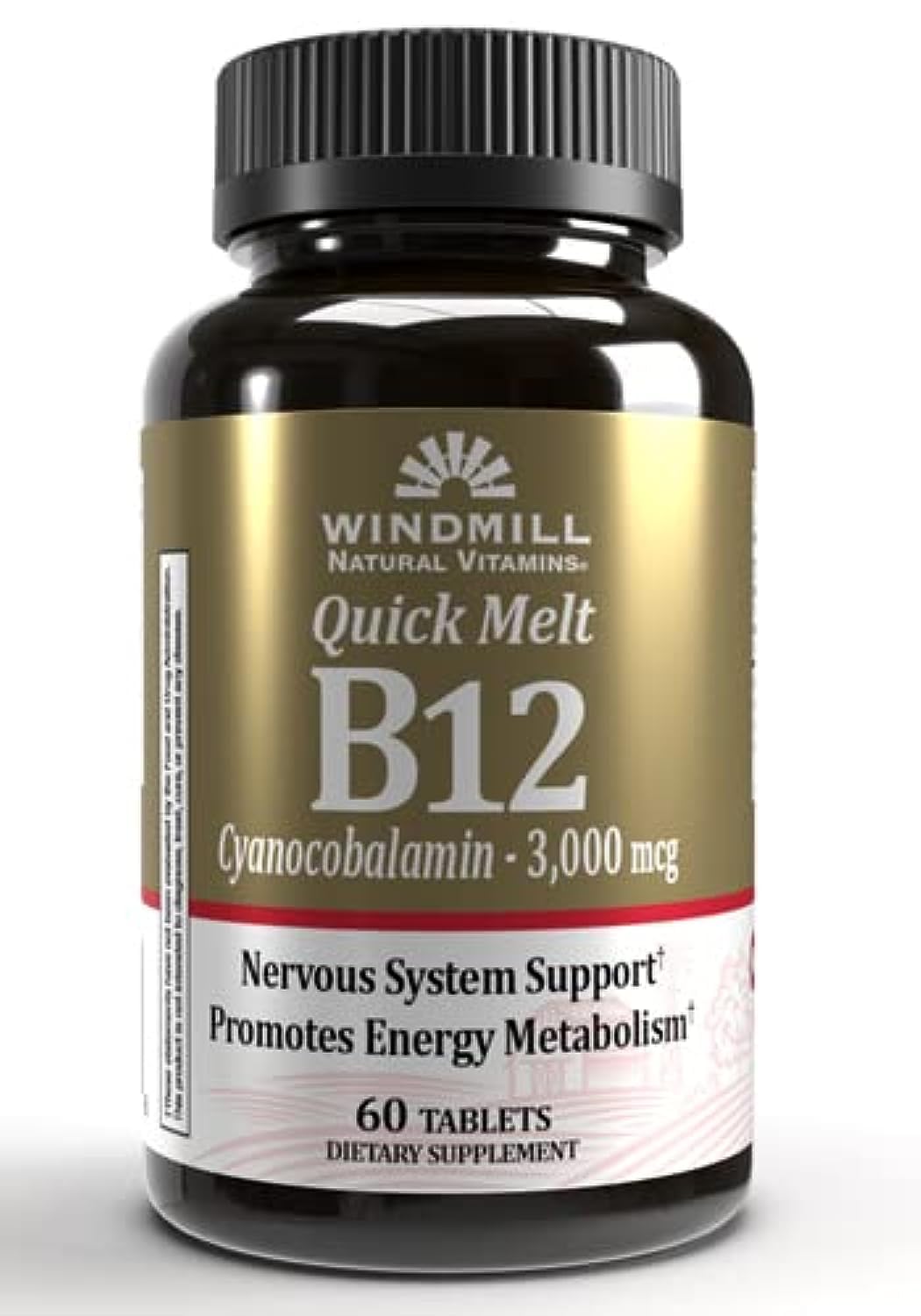 Xllent B-12 3000 mcg Quick Melt Tablets, 120 Count