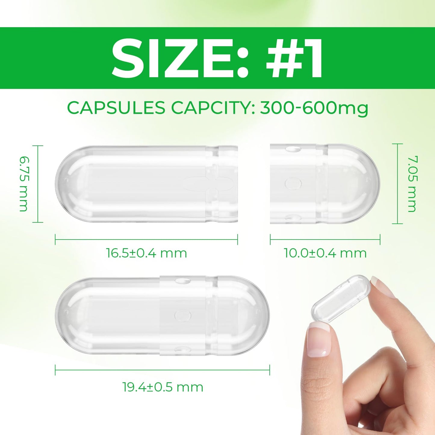 Angtai JN Empty Capsules Capsule 100 Count
