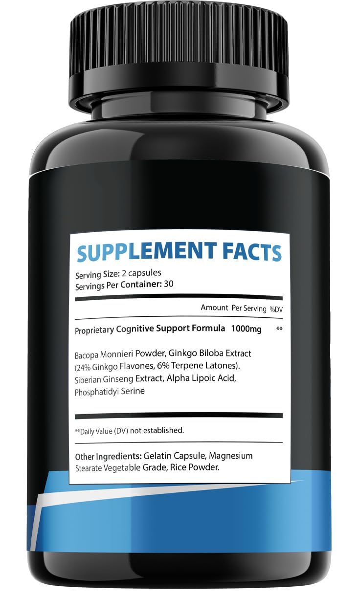 Indelo Neuro Plus Brain Supplement Capsules 120 Capsules