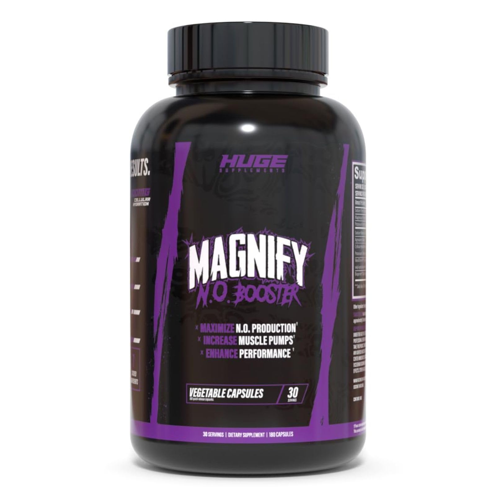 Huge Supplements Magnify Pump Nitric Oxide Booster 180 Capsules