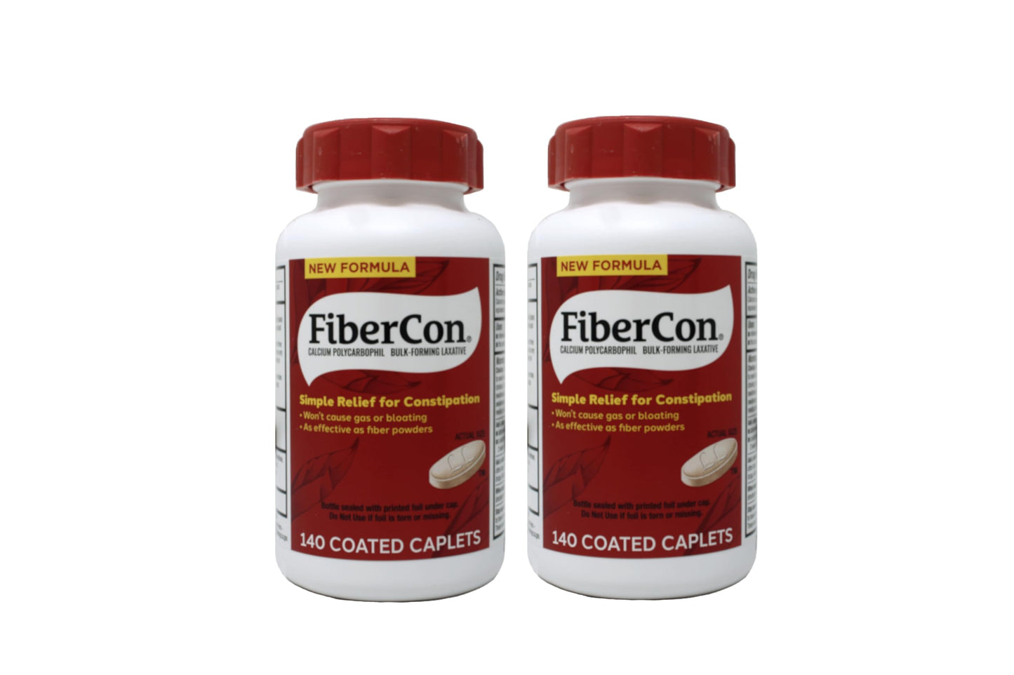 Fibercon Fiber Therapy for Regularity Caplets 140 Count