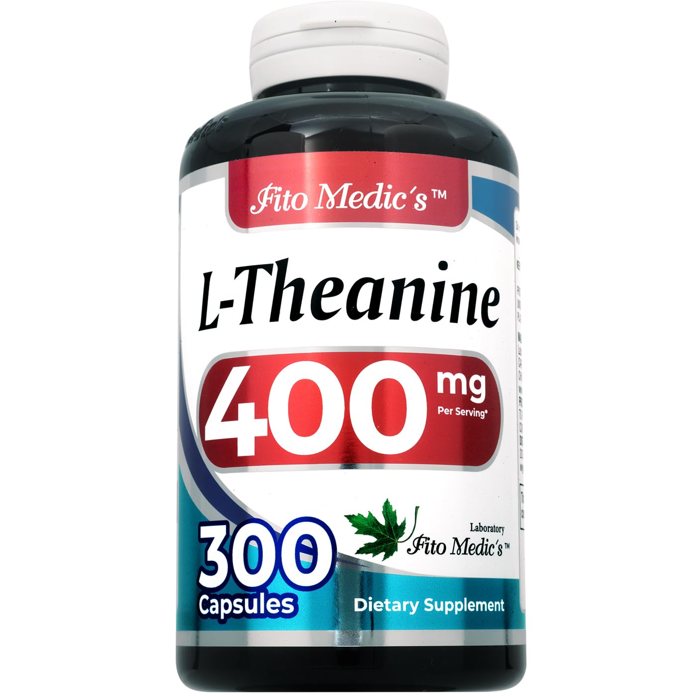 FITO MEDIC'S L-Theanine 400 mg Capsules, 300 Count
