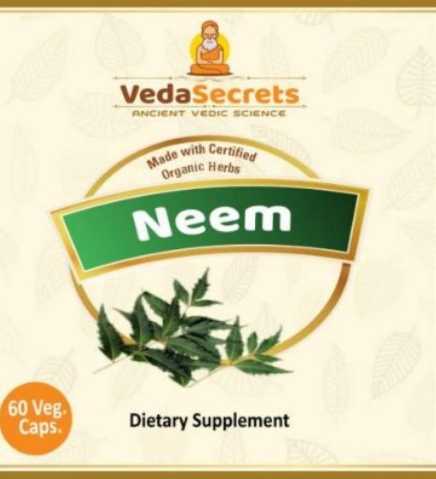 VedaSecrets Neem Capsules 60 Count