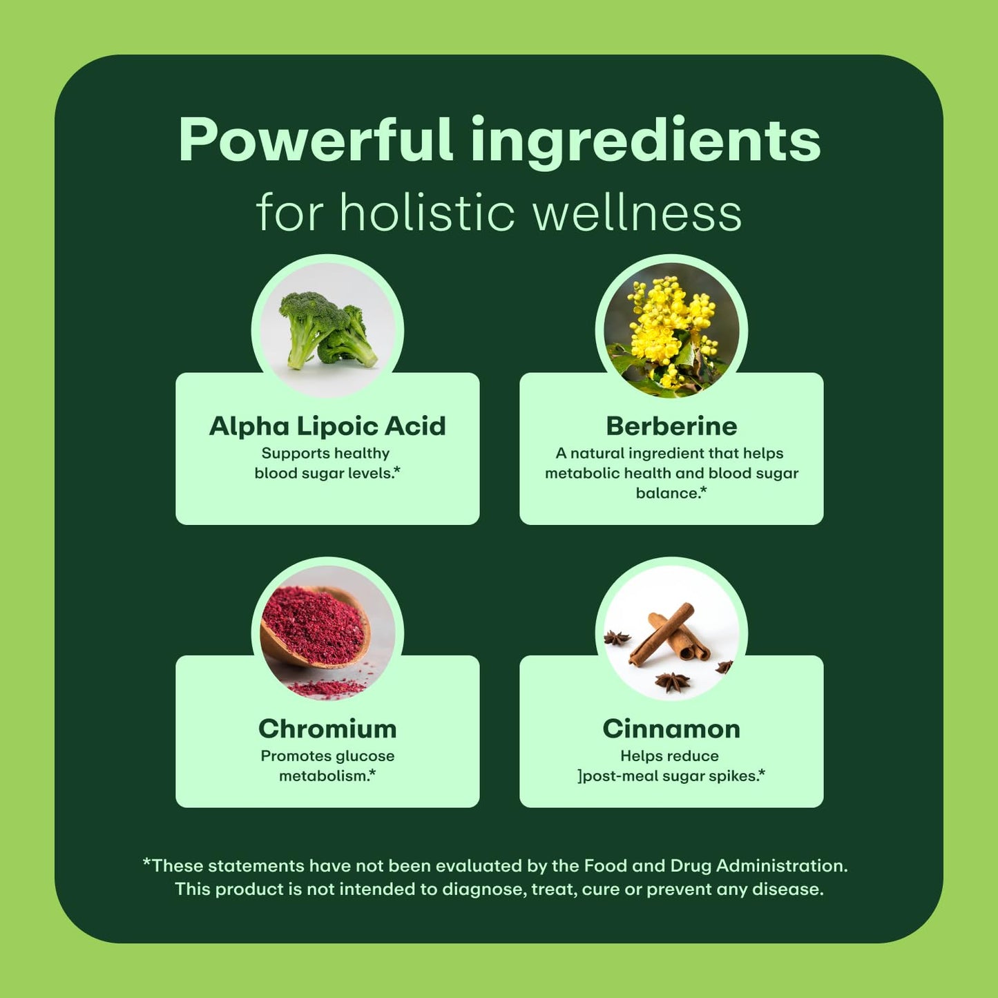 WellWithAll Glucose Metabolism & Wellness Supplement with Berberine Tablets, 60 Tablets