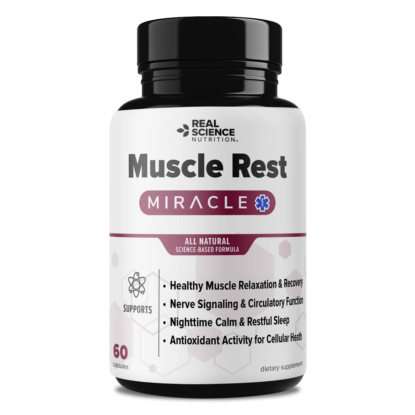 Real Science Nutrition Muscle Rest Capsules 60 Count