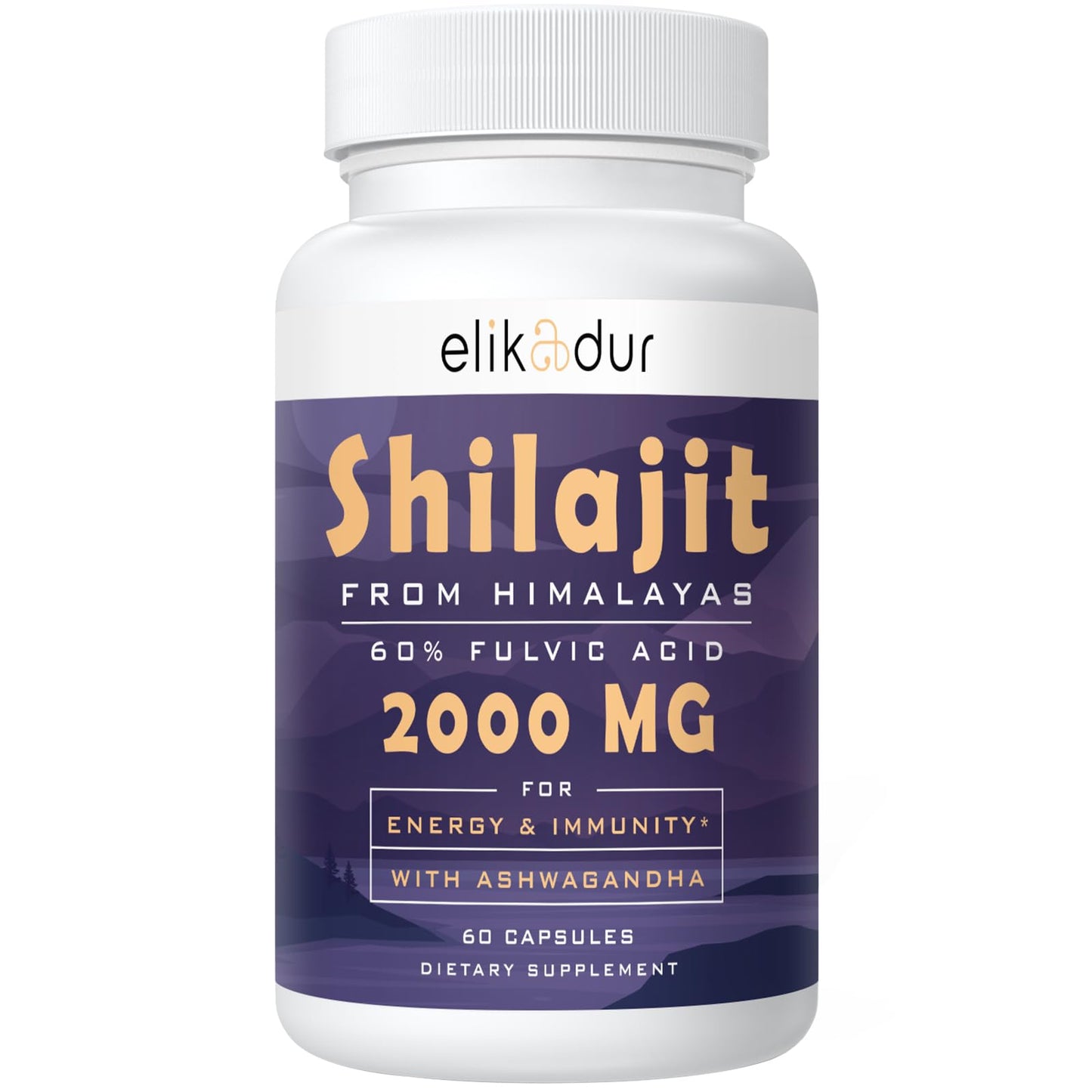 Elikadur Shilajit Capsules 60 Count
