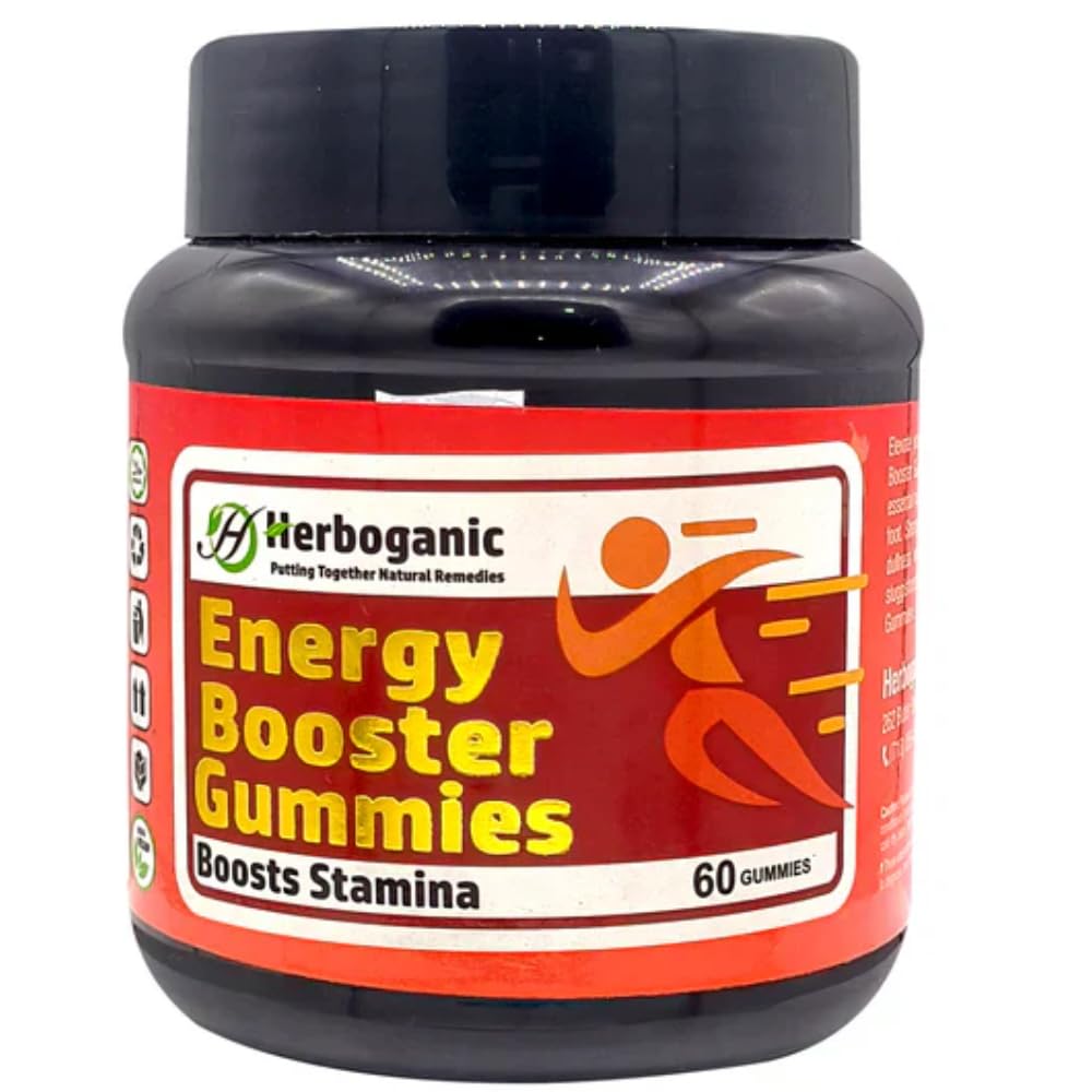 HERBOGANIC Energy Booster Gummies 60 Gummies