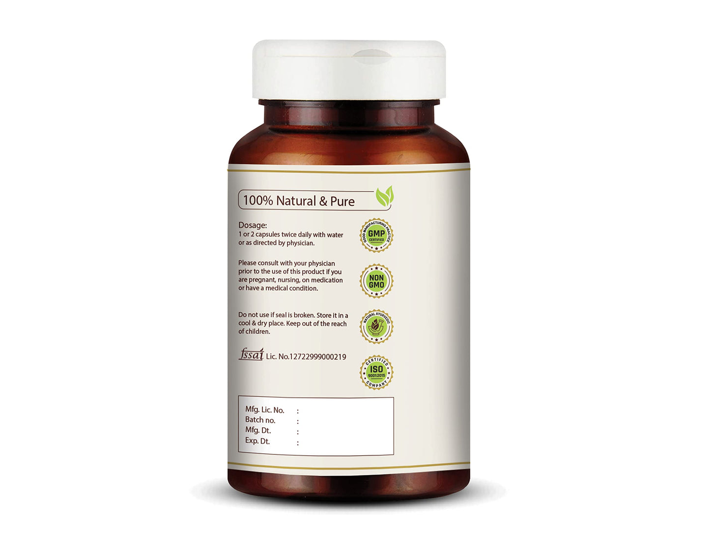 VEDIKROOTS Ashwagandha Capsules 1 Pack