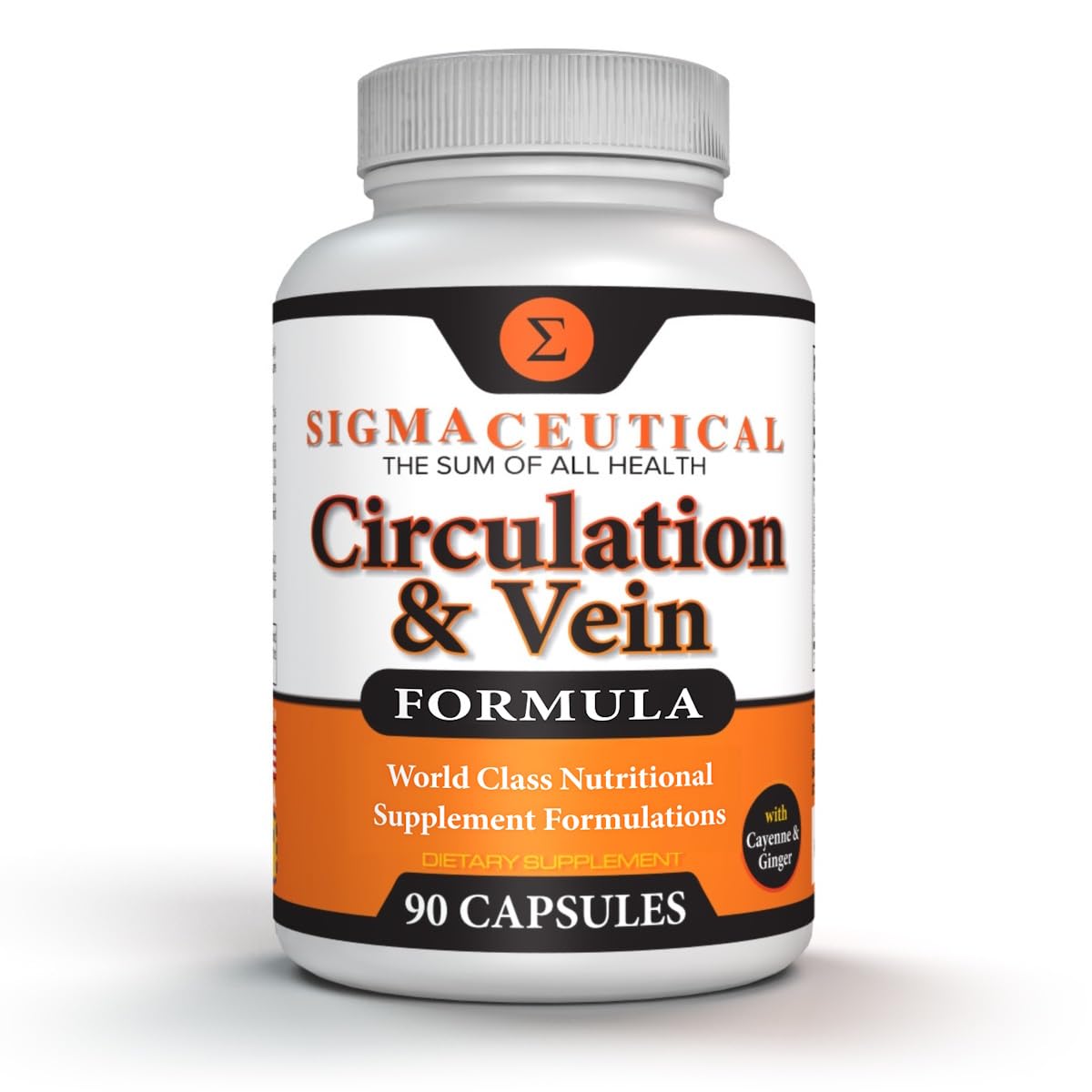 Sigmaceutical Varicose Veins Treatment for Legs Circulation Supplement Diosmin Leg Vein Support Healthy Leg Vein Supplement 90 Capsules
