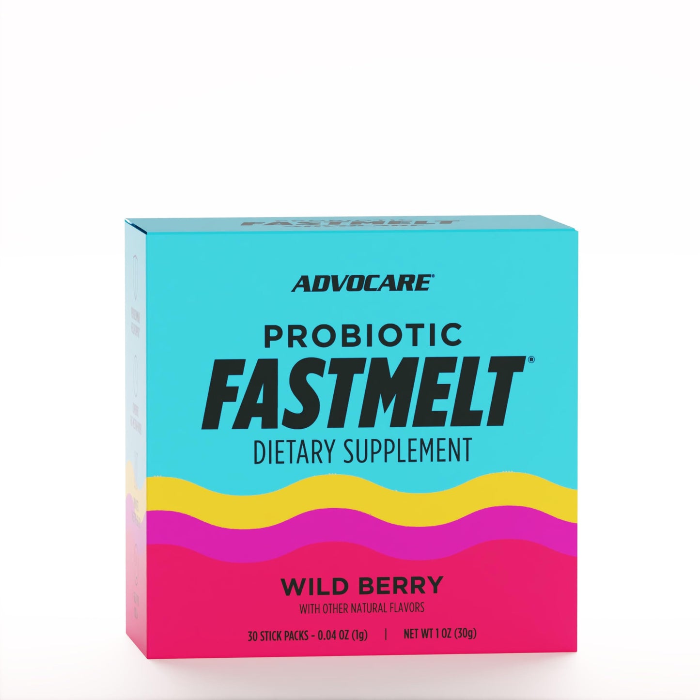 AdvoCare Probiotic Fastmelt Powder, DE111, Prebiotics, 30 Servings
