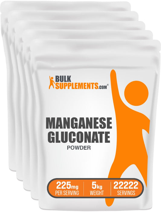 BulkSupplements Manganese Gluconate Powder 176.19