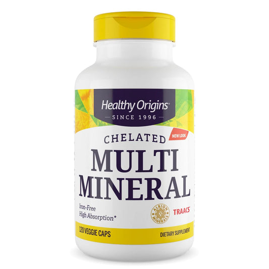 Healthy Origins Chelated Multi Mineral Capsules, 120 Count