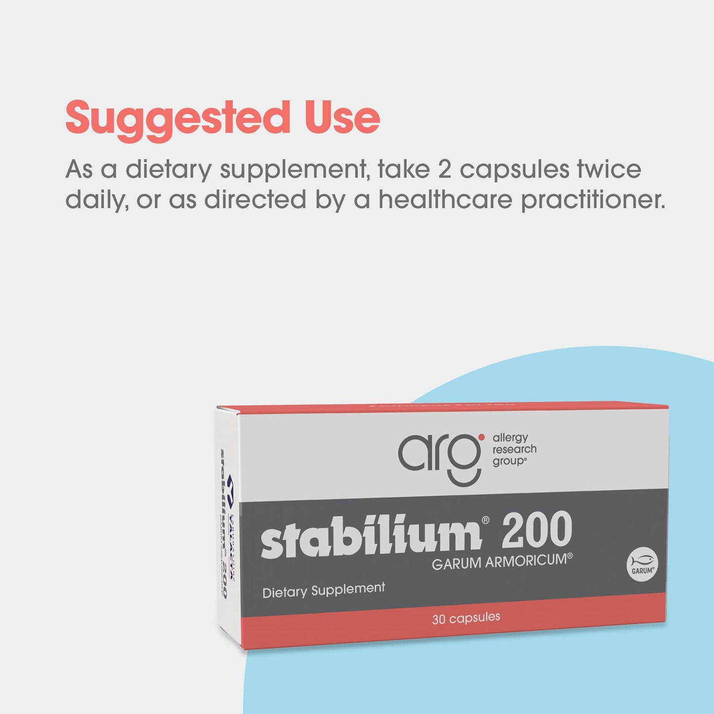 Allergy Research Group Nutricology Stabilium 200 Capsule 30 Count