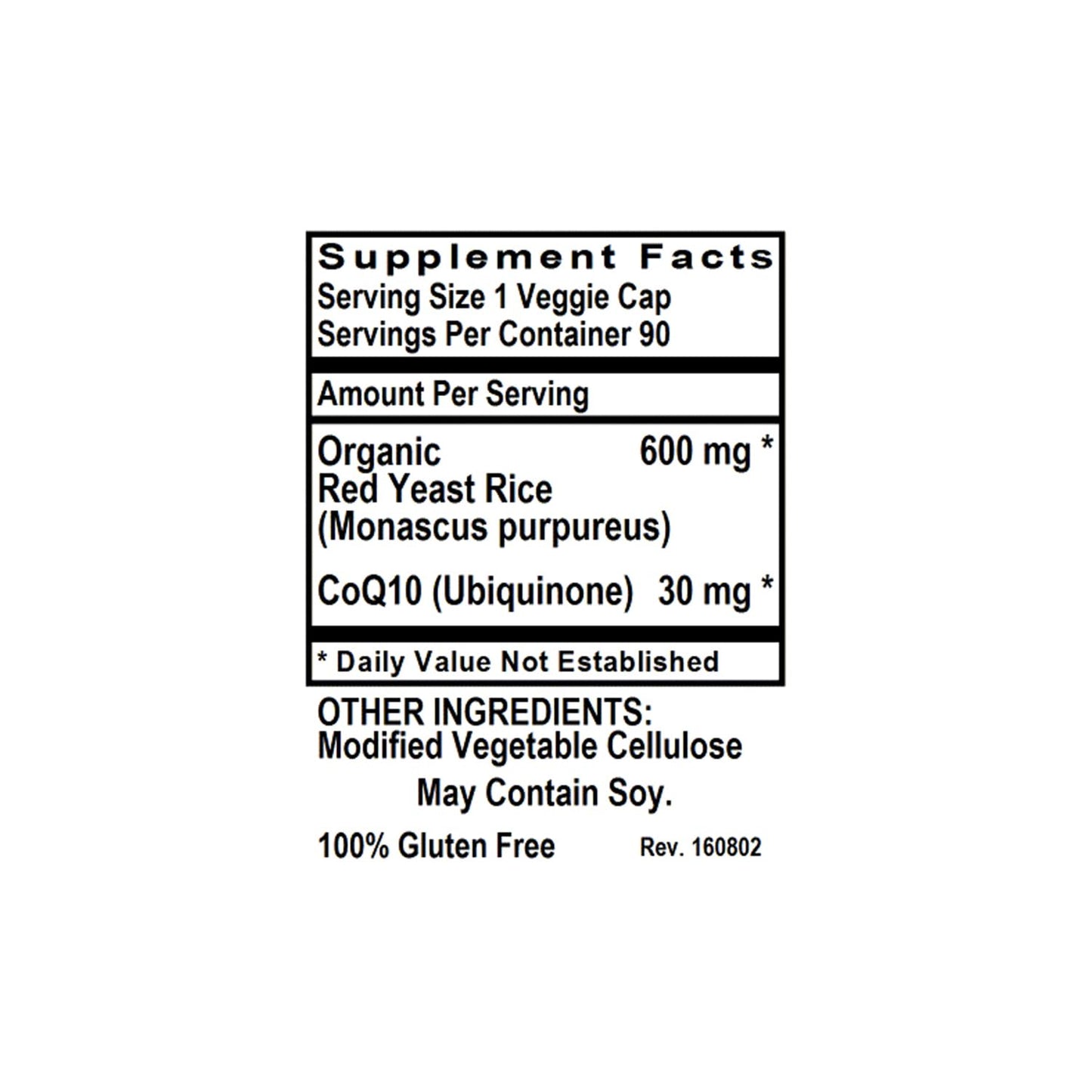 Holly Hill Health Foods Red Yeast Rice Capsules, 90 Capsules