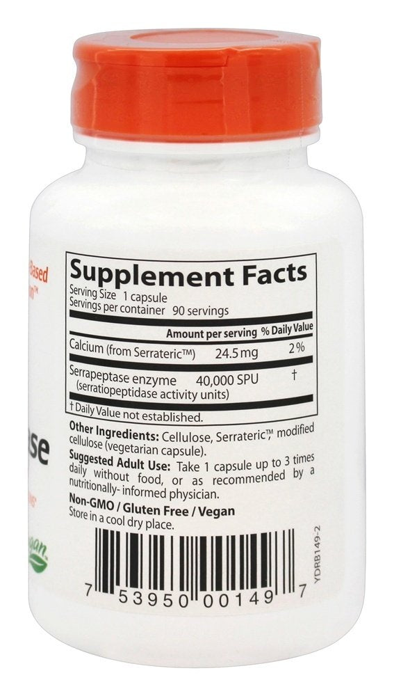 Doctor's Best Serrapeptase Capsule, 90 Capsules