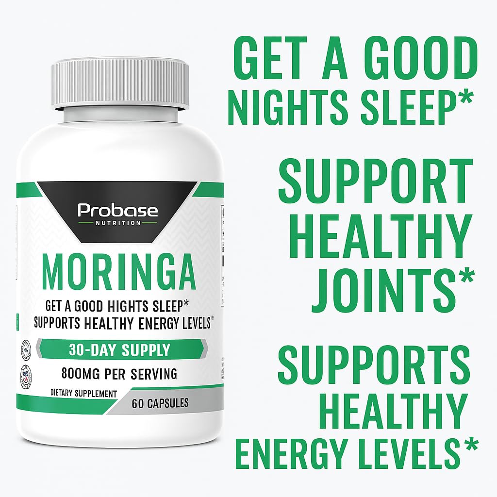 Probase Nutrition Moringa Oleifera Capsules 60 Count