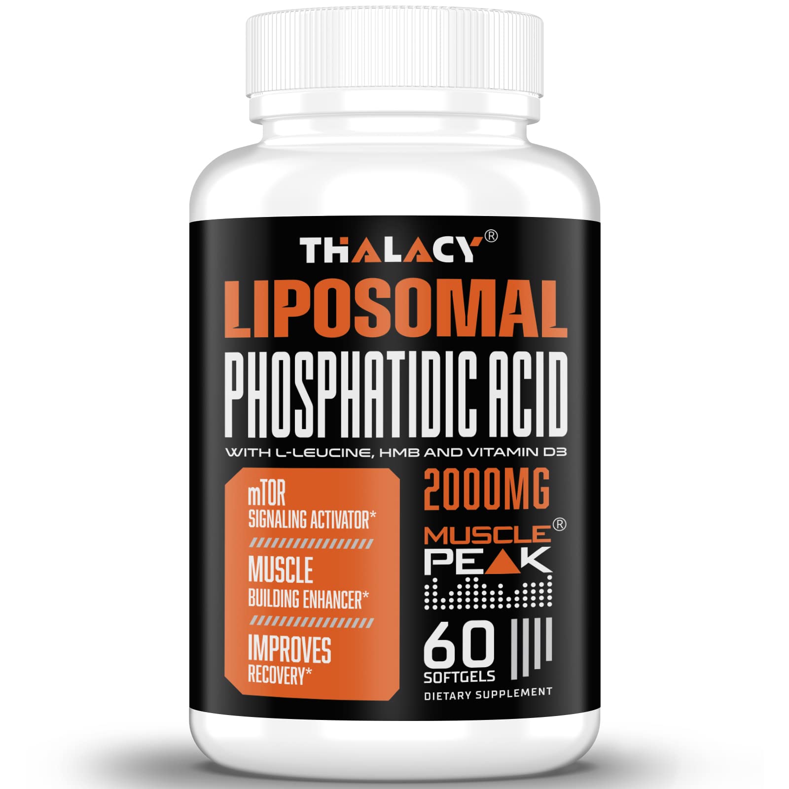 Thalacy Liposomal Phosphatidic Acid Muscle Builder 2000mg Softgel, 60 Softgels