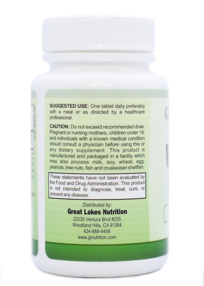 Great Lakes Nutrition Vitamin D3 Capsules 100