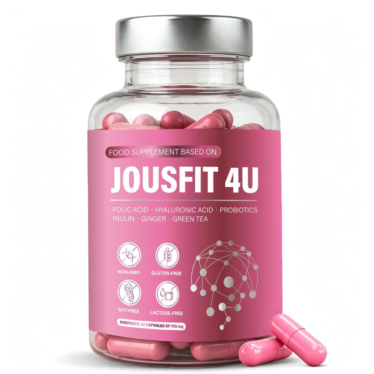 JOUSFIT 4U Capsules, 60 Count