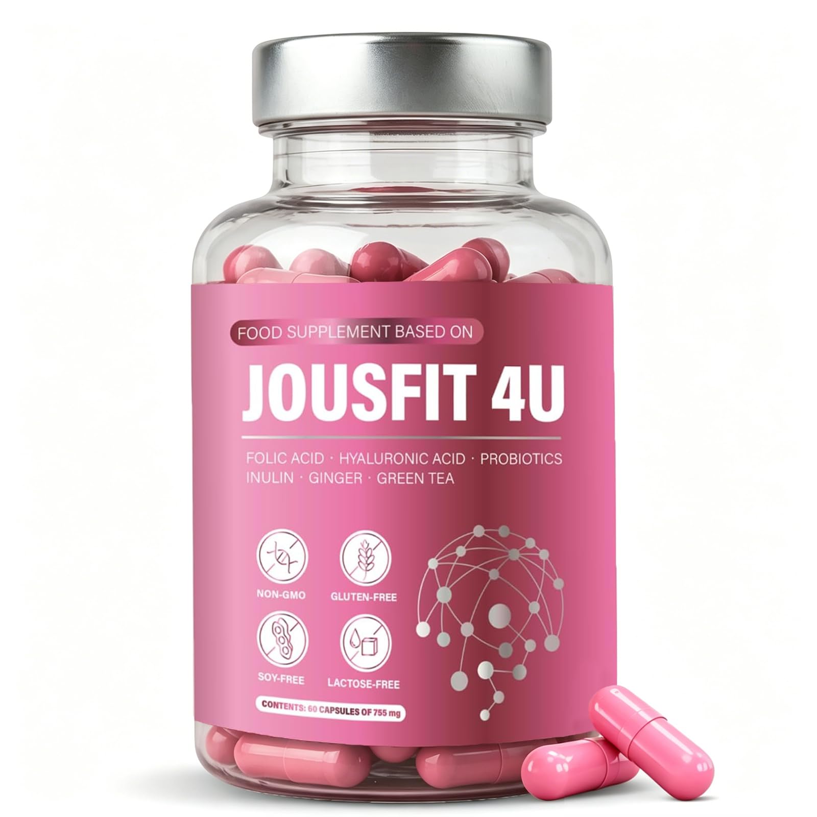 JOUSFIT 4U Capsules, 60 Count