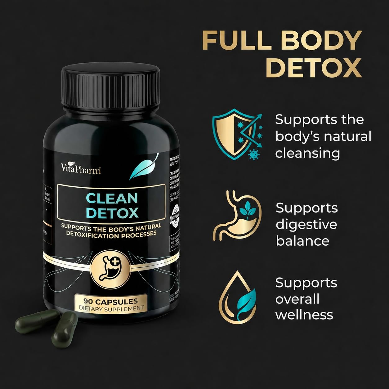 VitaPharm Clean Detox Zeolite 90 Capsules