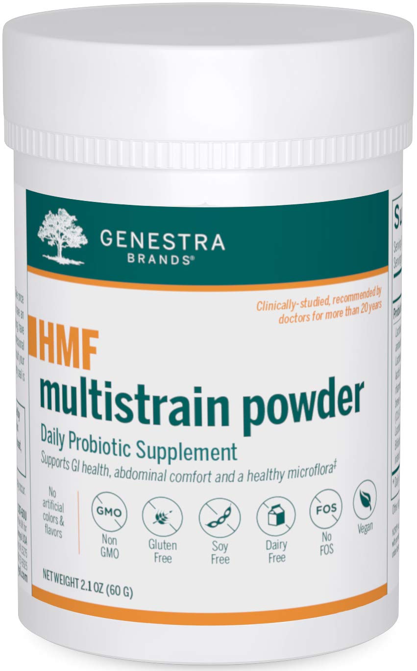 Genestra Brands HMF Multi Strain Powder 2.1 Ounces