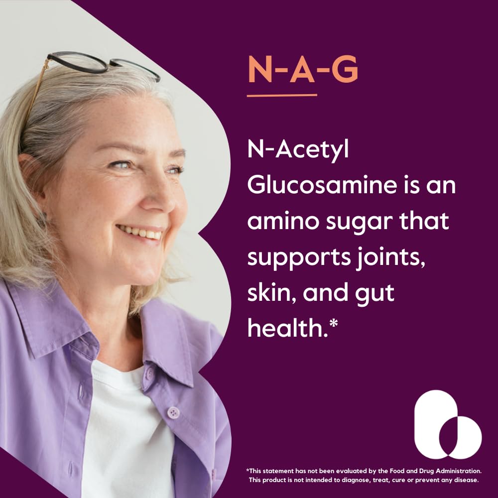 BESTVITE N-Acetyl Glucosamine (N-A-G) 700mg Capsule, 120 Count, No Stearates, Non-GMO, Gluten Free