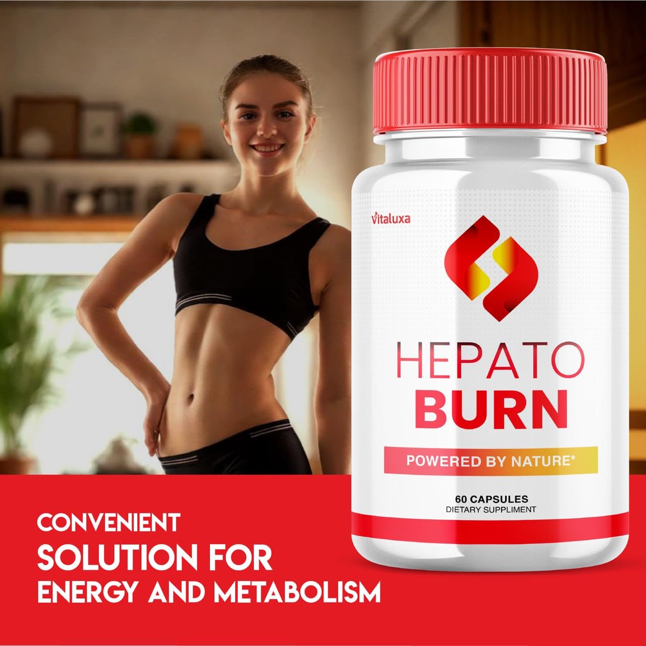 Vitaluxa HepatoBurn Capsules 120 Capsules
