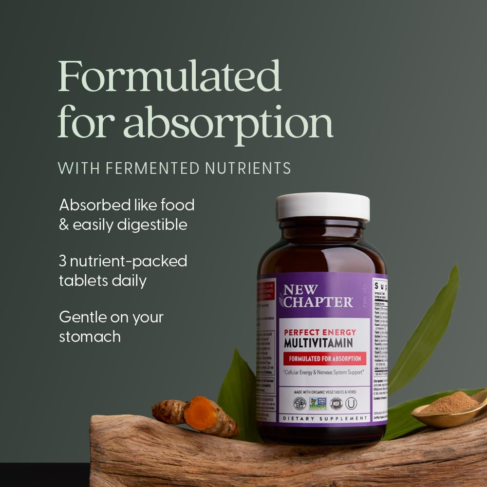 New Chapter Perfect Energy Multivitamin Tablets, 96 Count