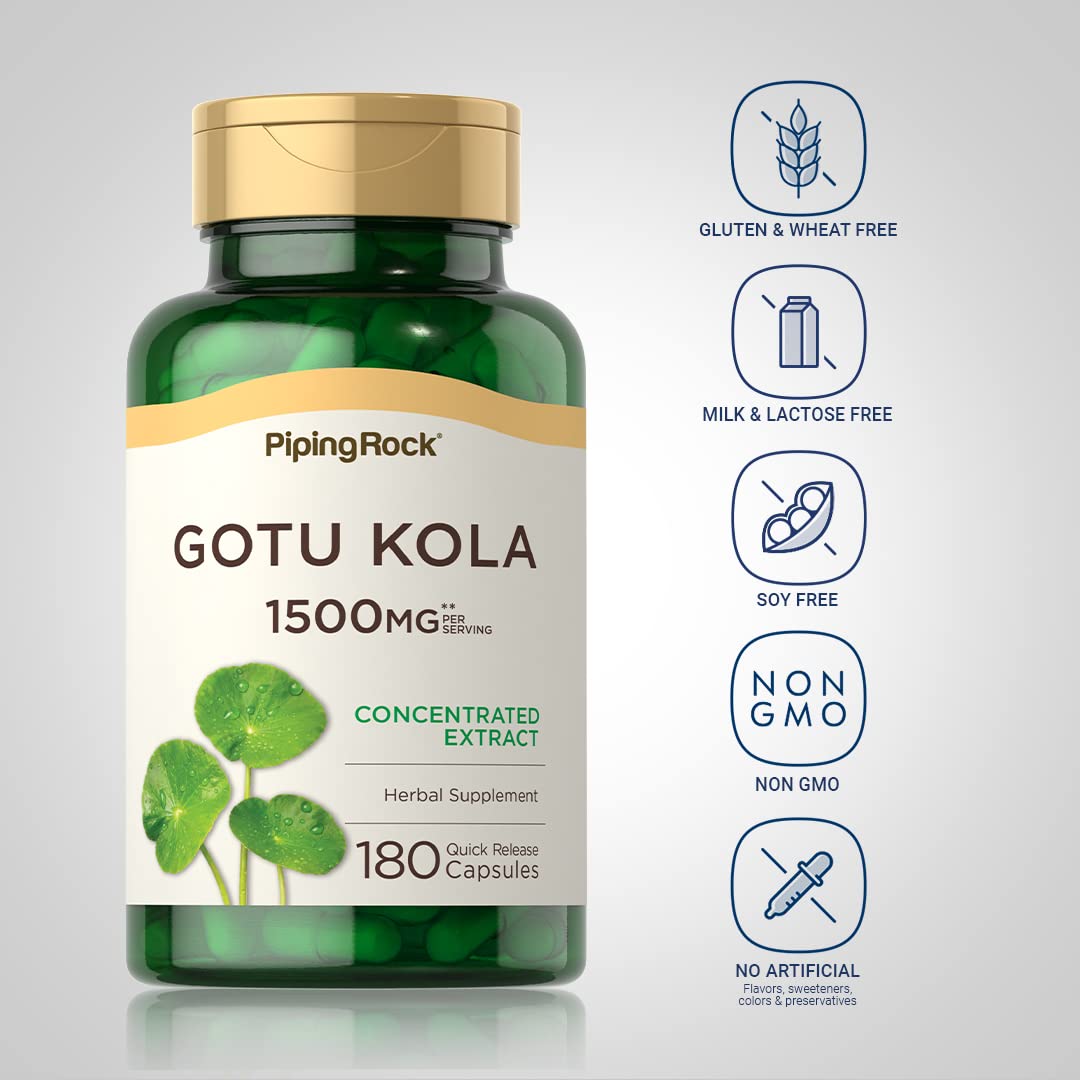 Piping Rock Gotu Kola 180 Capsules