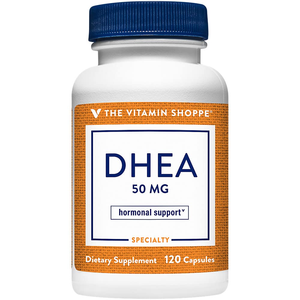 The Vitamin Shoppe DHEA 50MG Hormonal and Healthy Aging 120 Capsules