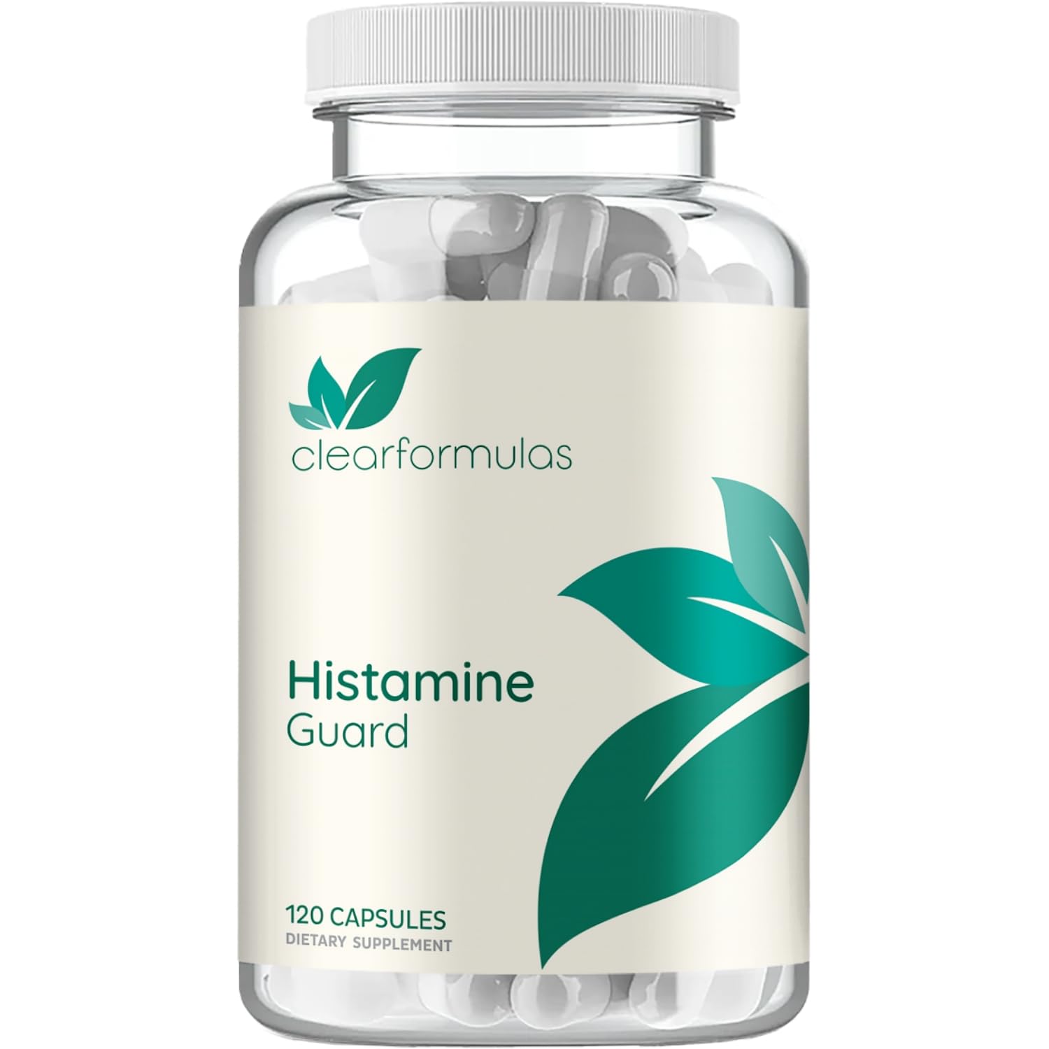 Clear Formulas Histamine Guard Immune Support Supplement 120 Capsules