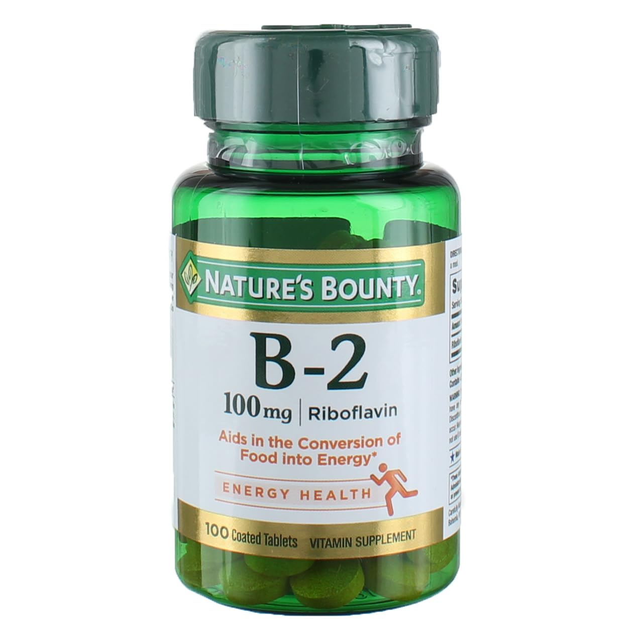 Nature's Bounty Vitamin B2-100 mg Tablet 100 Tablets