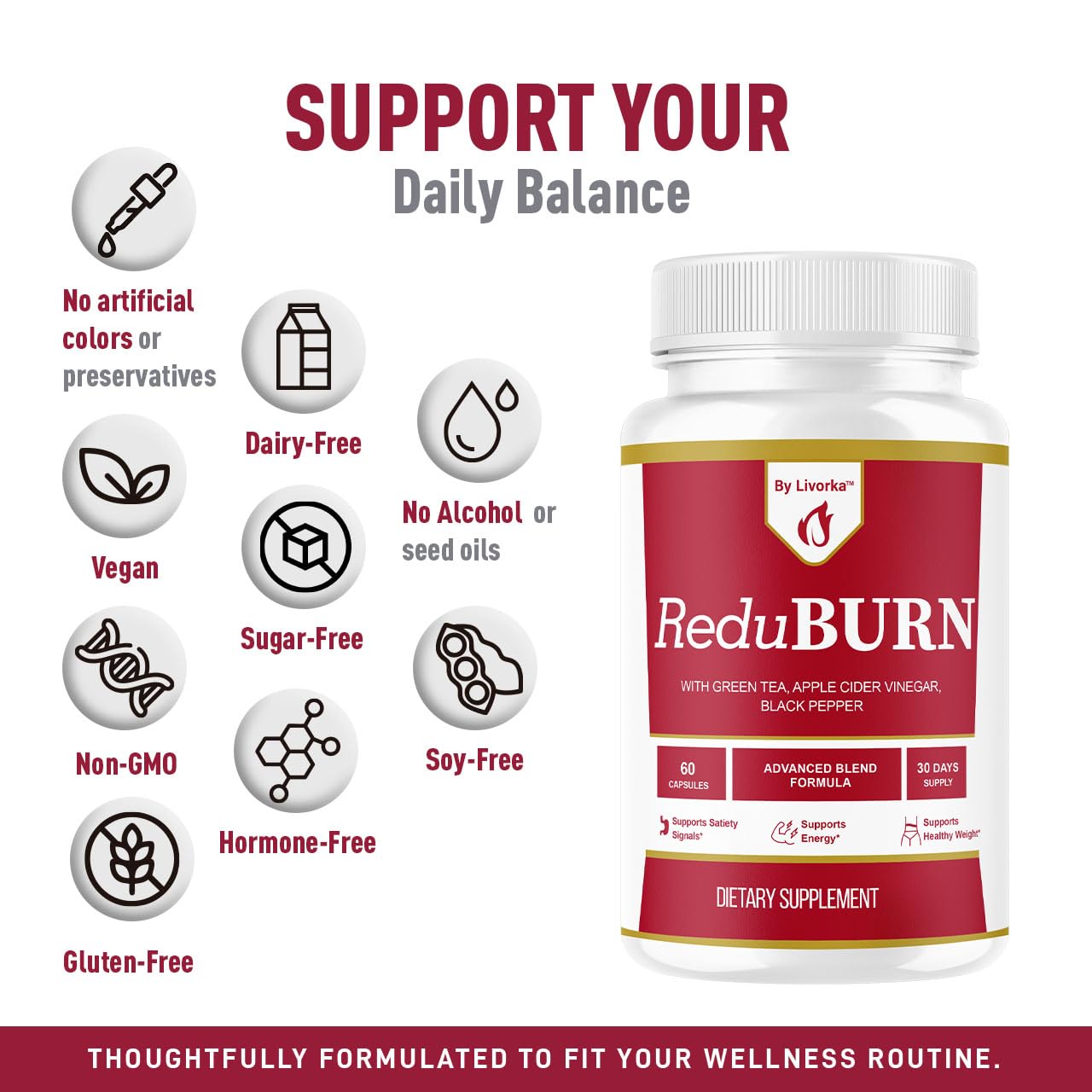 LIVORKA Redu Burn 180 Capsules